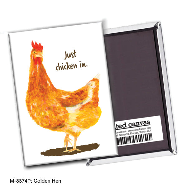 Golden Hen, Magnet (M-8374P) - Arte House