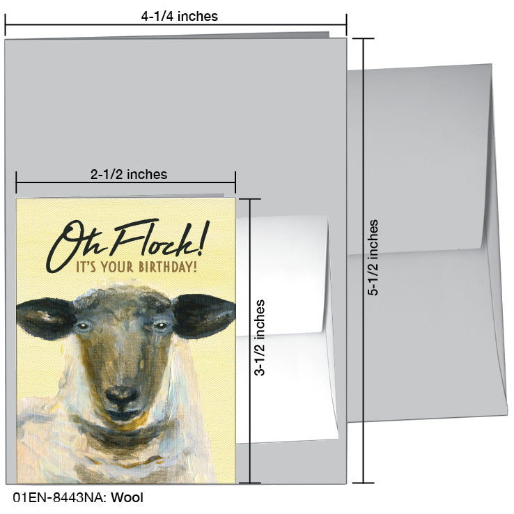 Wool, Greeting Card (8443NA) - Arte House