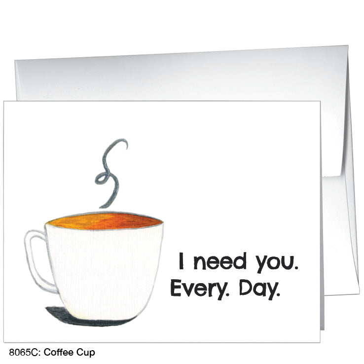 Coffee Cup, Greeting Card (8065C) - Arte House