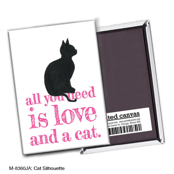 Cat Silhouette, Magnet (M-8360JA) - Arte House