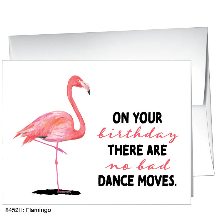 Flamingo, Greeting Card (8452H) - Arte House