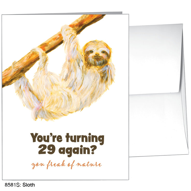 Sloth, Greeting Card (8581S) - Arte House