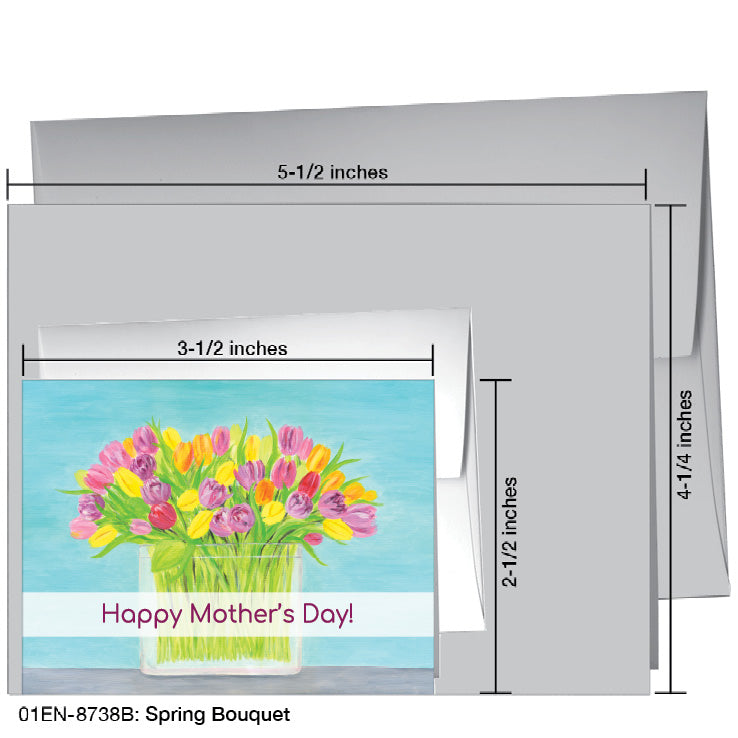 Spring Bouquet, Greeting Card (8738B) - Arte House