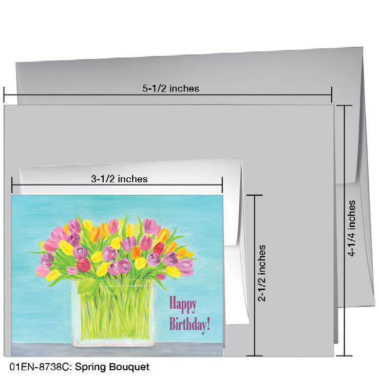 Spring Bouquet, Greeting Card (8738C) - Arte House