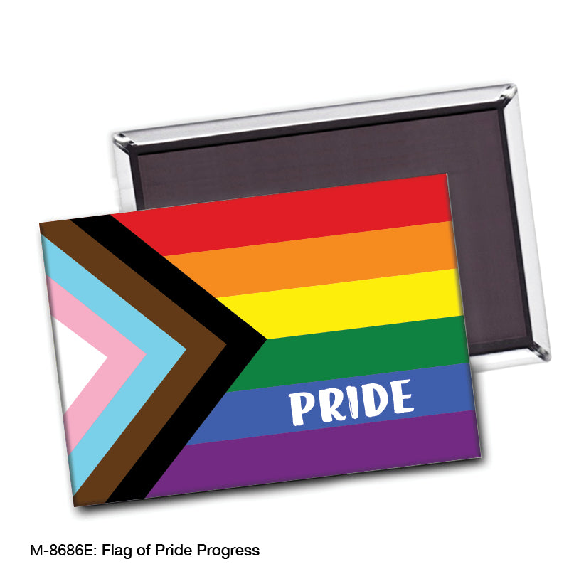 Flag of Pride Progress, Magnet (M-8686E) - Arte House