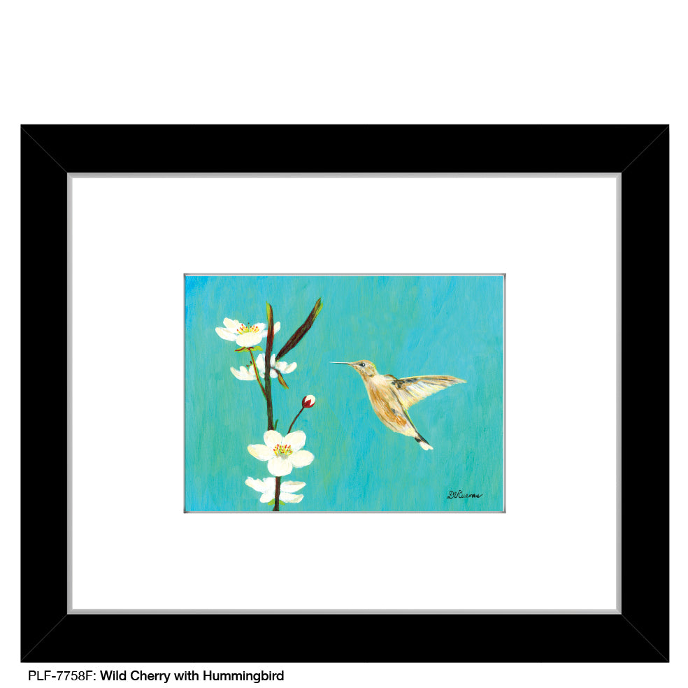 Wild Cherry with Hummingbird, Print (#7758F) - Arte House