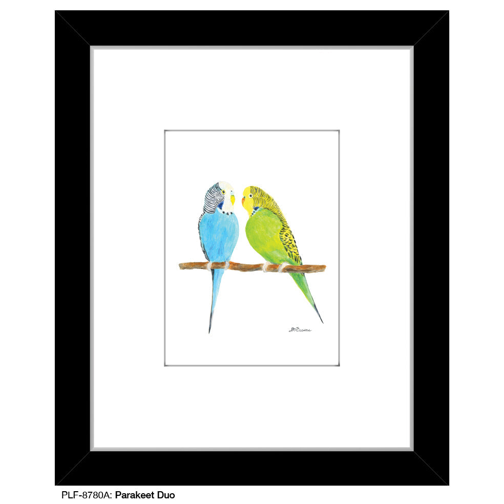 Parakeet Duo, Print (#8780A) - Arte House
