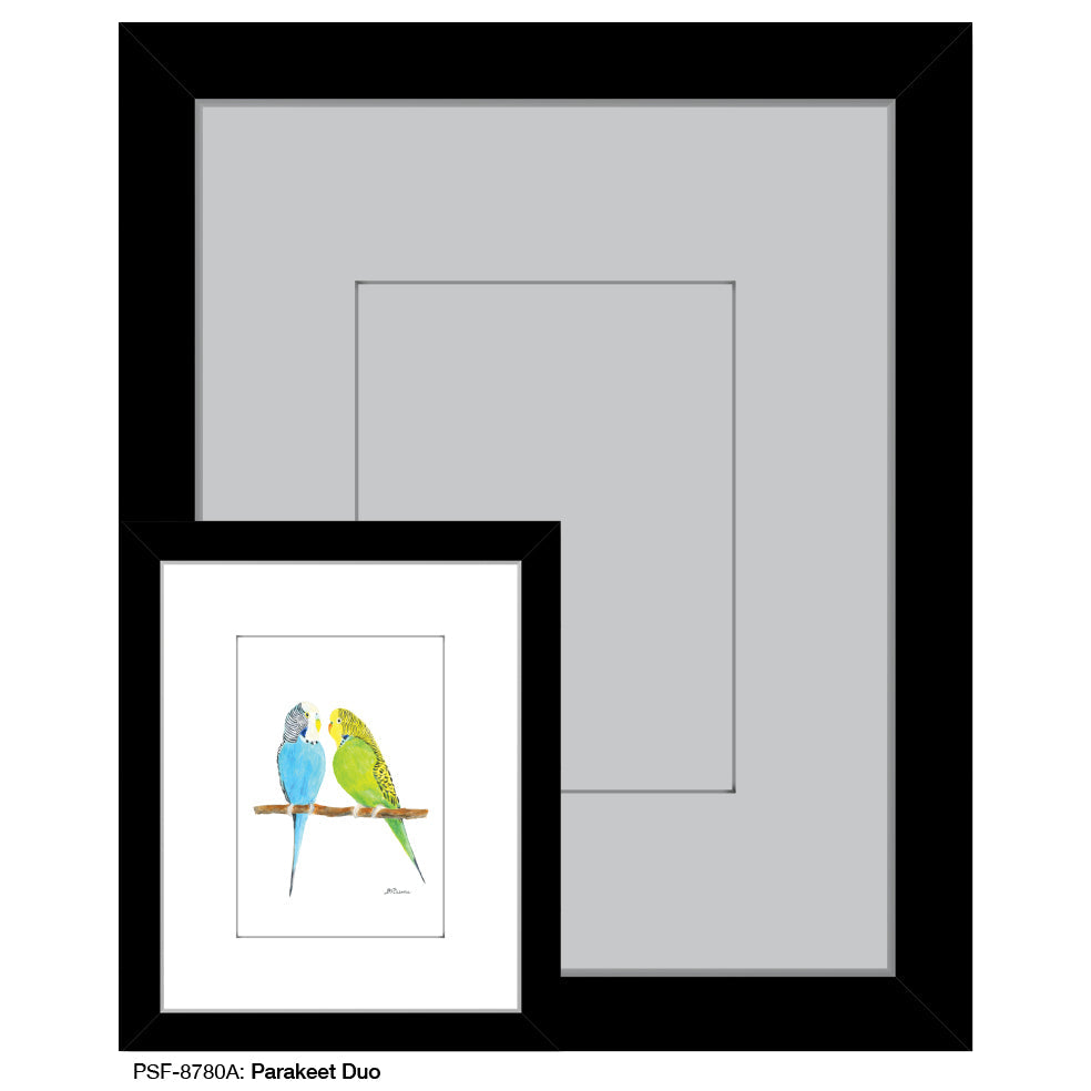 Parakeet Duo, Print (#8780A) - Arte House