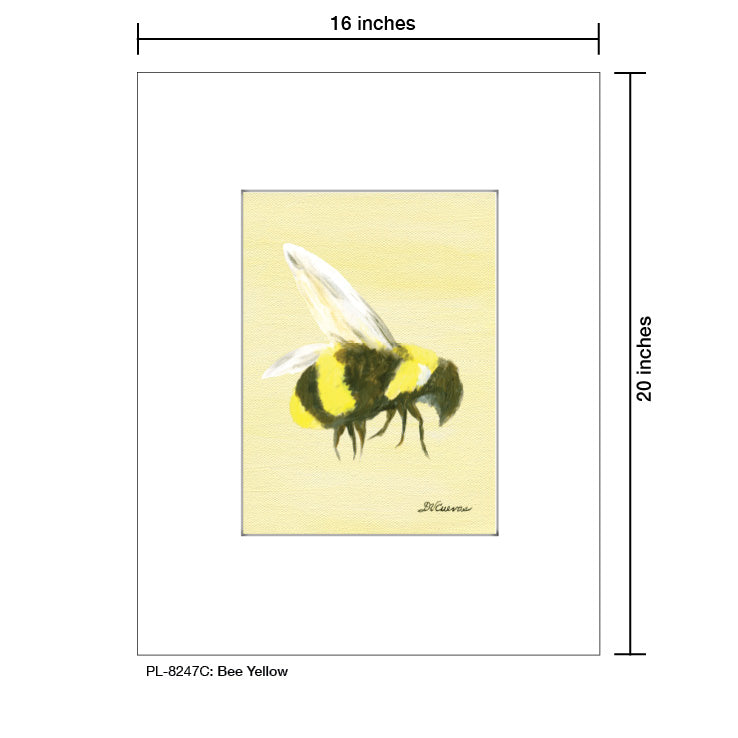 Bee Yellow, Print (#8247C) - Arte House