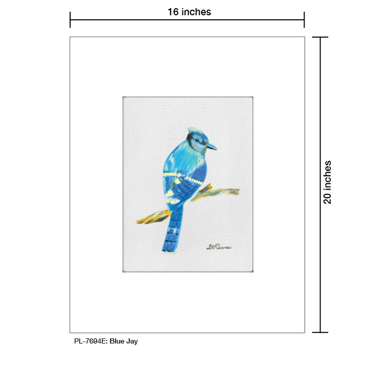 Blue Jay, Print (#7694E) - Arte House