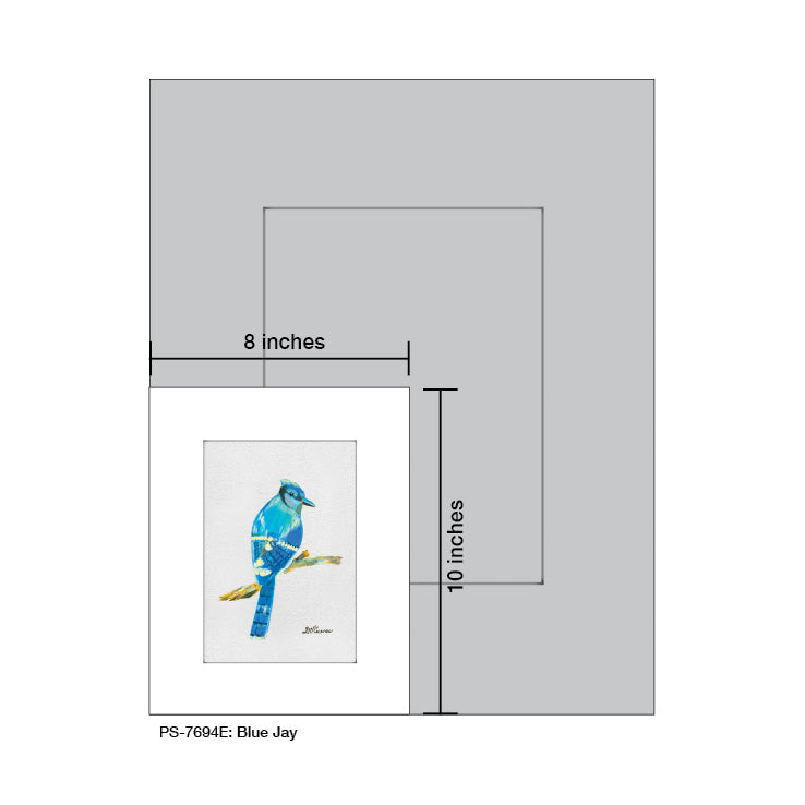 Blue Jay, Print (#7694E) - Arte House