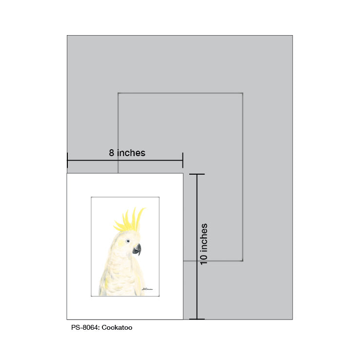 Cockatoo, Print (#8064C)