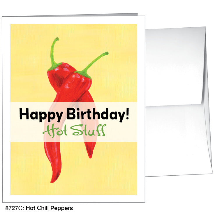 Hot Chili Peppers, Greeting Card (8727C)