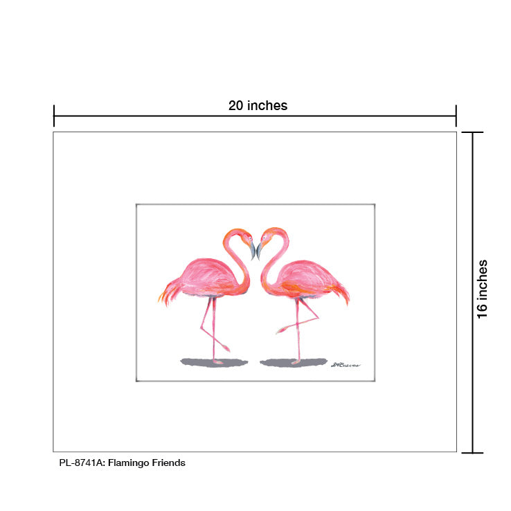Flamingo Friends, Print (#8741A) - Arte House