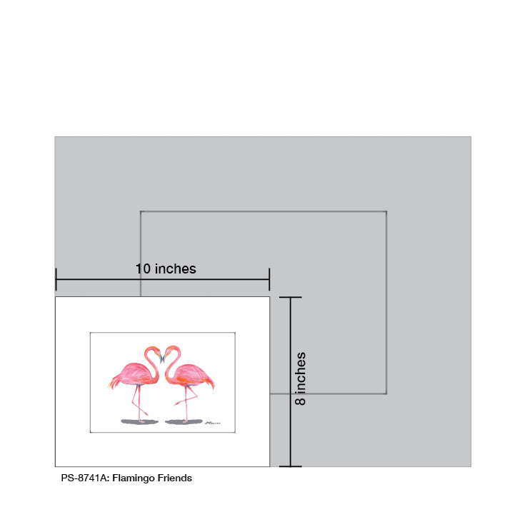 Flamingo Friends, Print (#8741A) - Arte House
