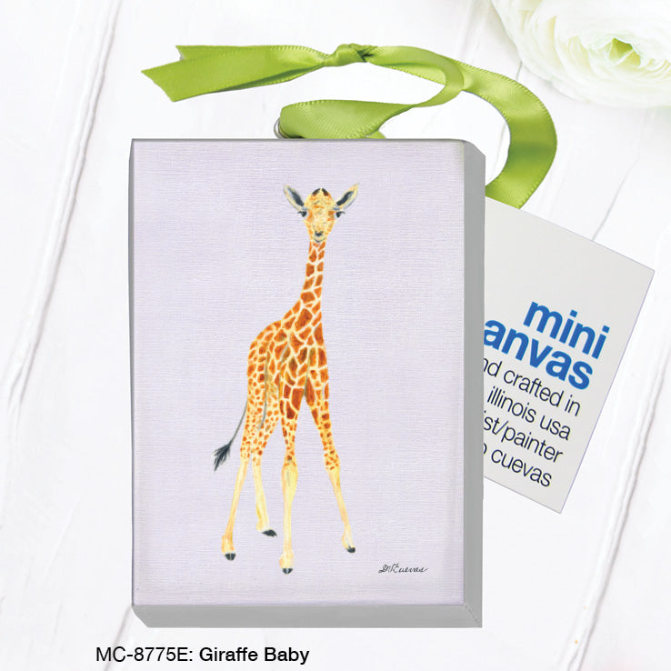 Giraffe Baby, Mini Canvas (MC-8775E) - Arte House