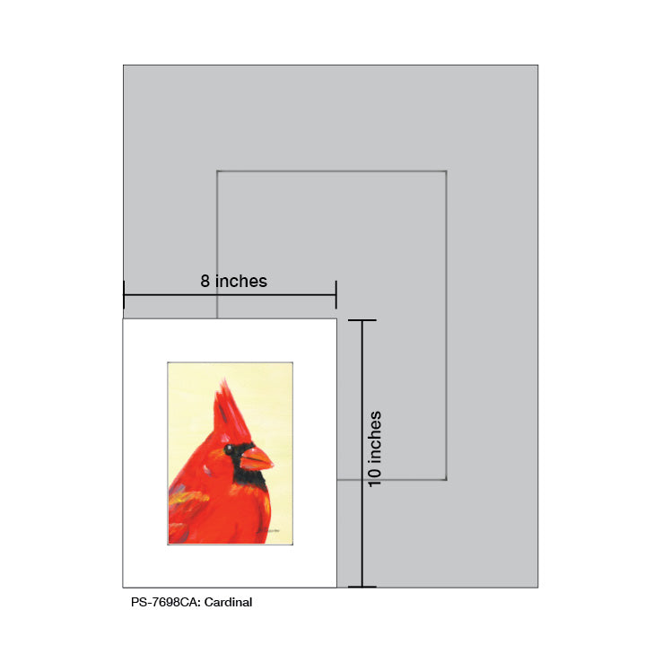 Cardinal, Print (#7698CA) - Arte House