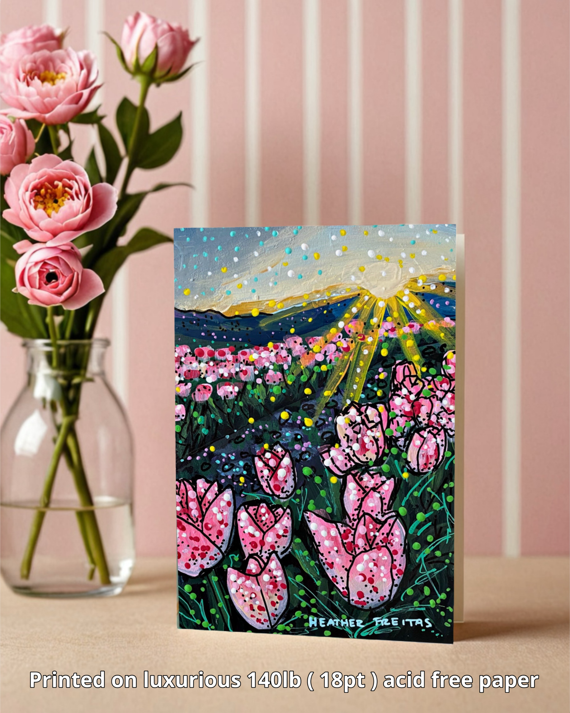 Tulips - Greeting Card / Fine Art Print - Arte House