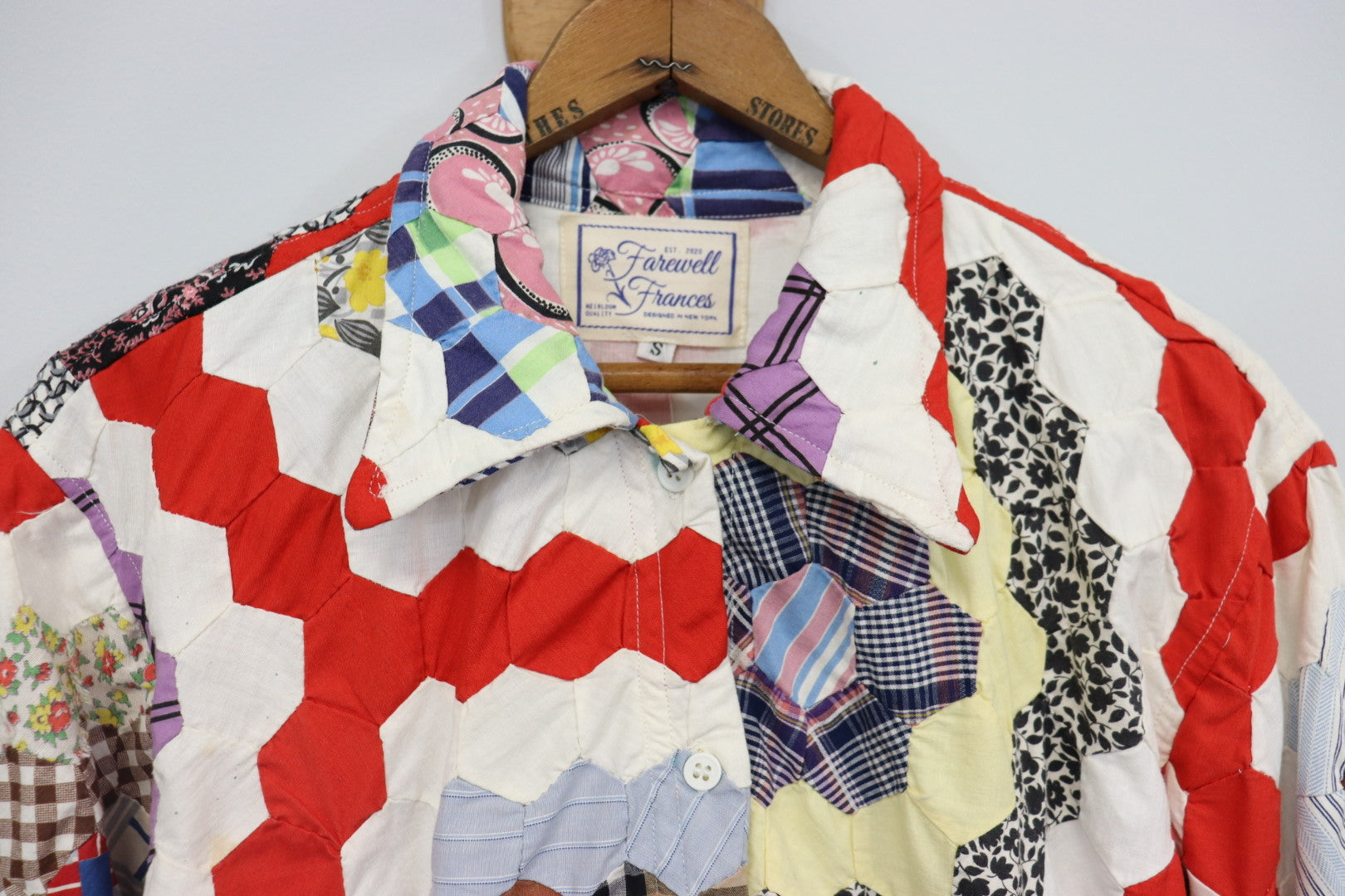 George Quilted Long Sleeve Button Down Sz S GLS7 - Arte House