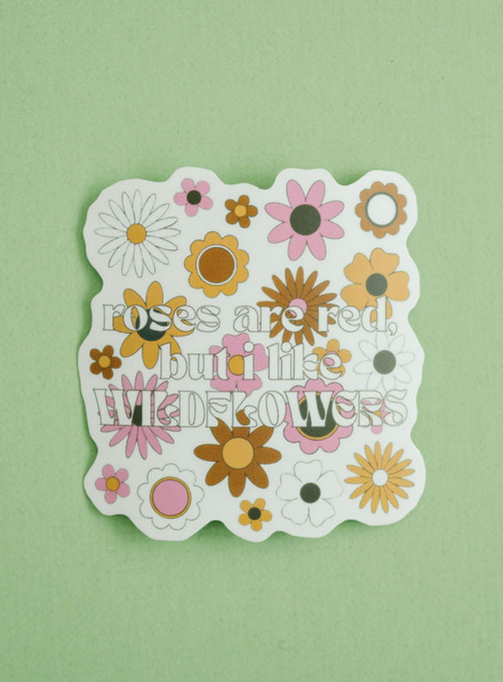 Wildflower transparent Sticker - Arte House