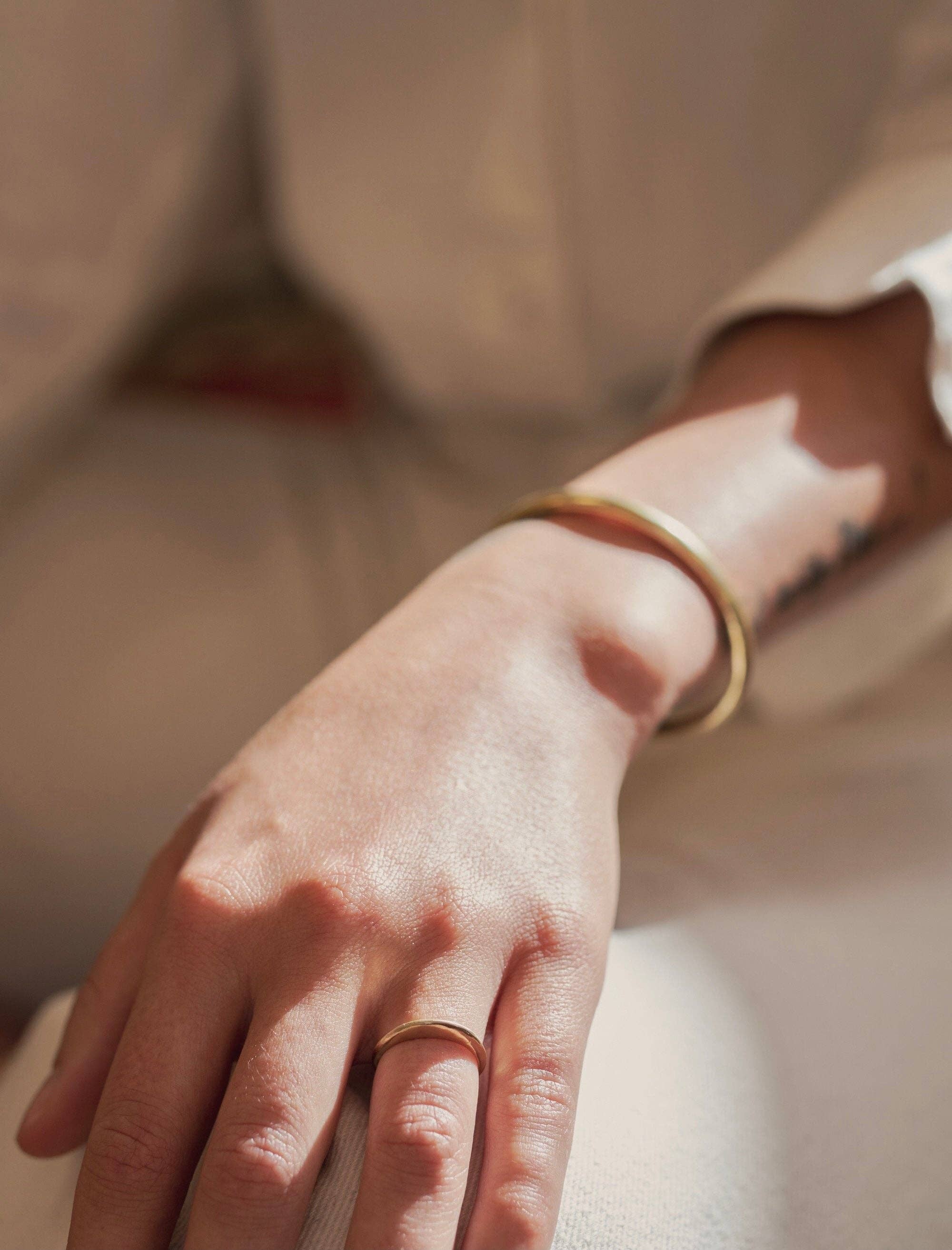Ojai ring with recycled metals