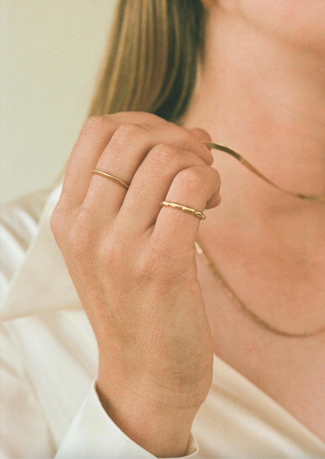 Ojai ring with recycled metals