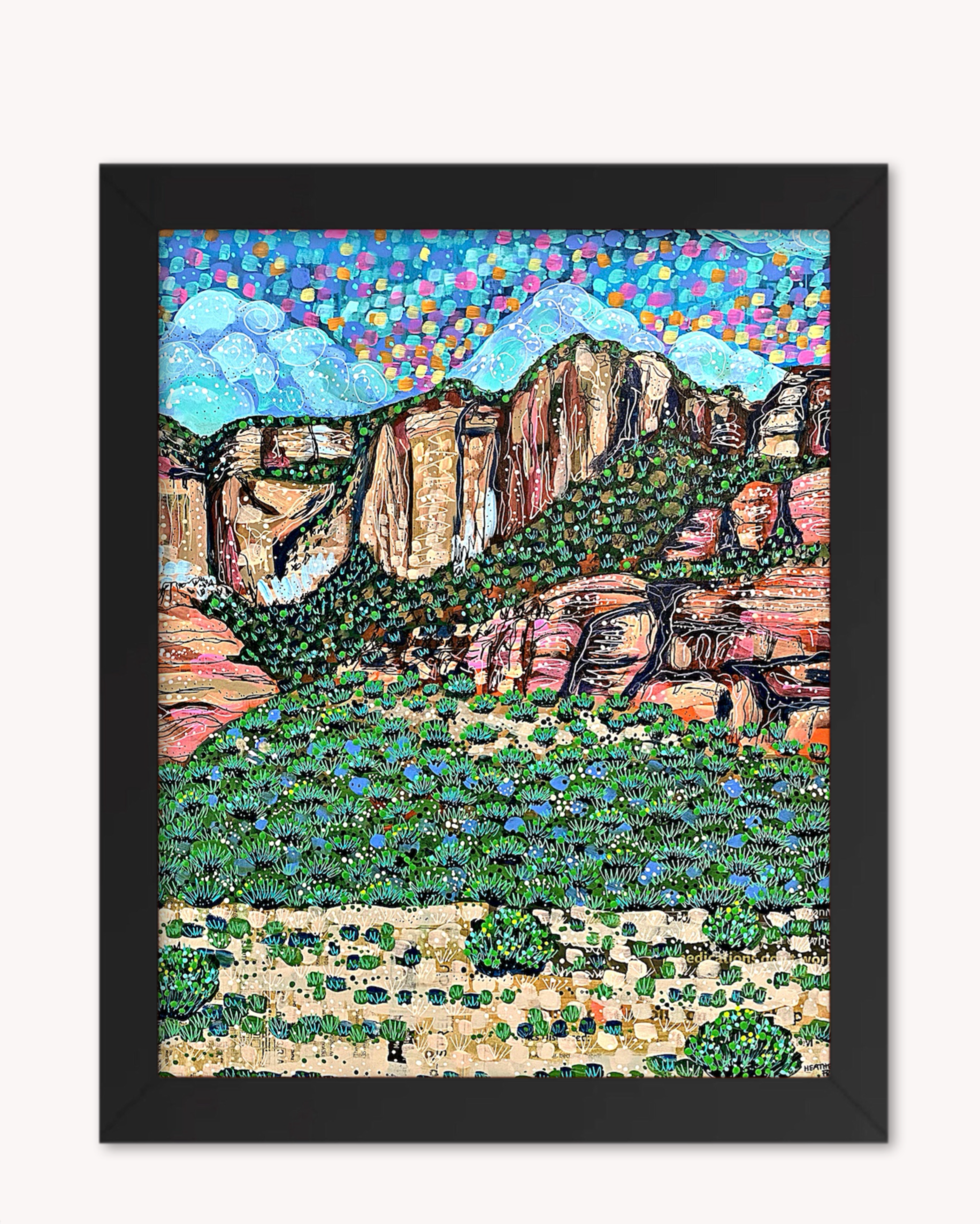 Evergreen Sandstone Print - Arte House