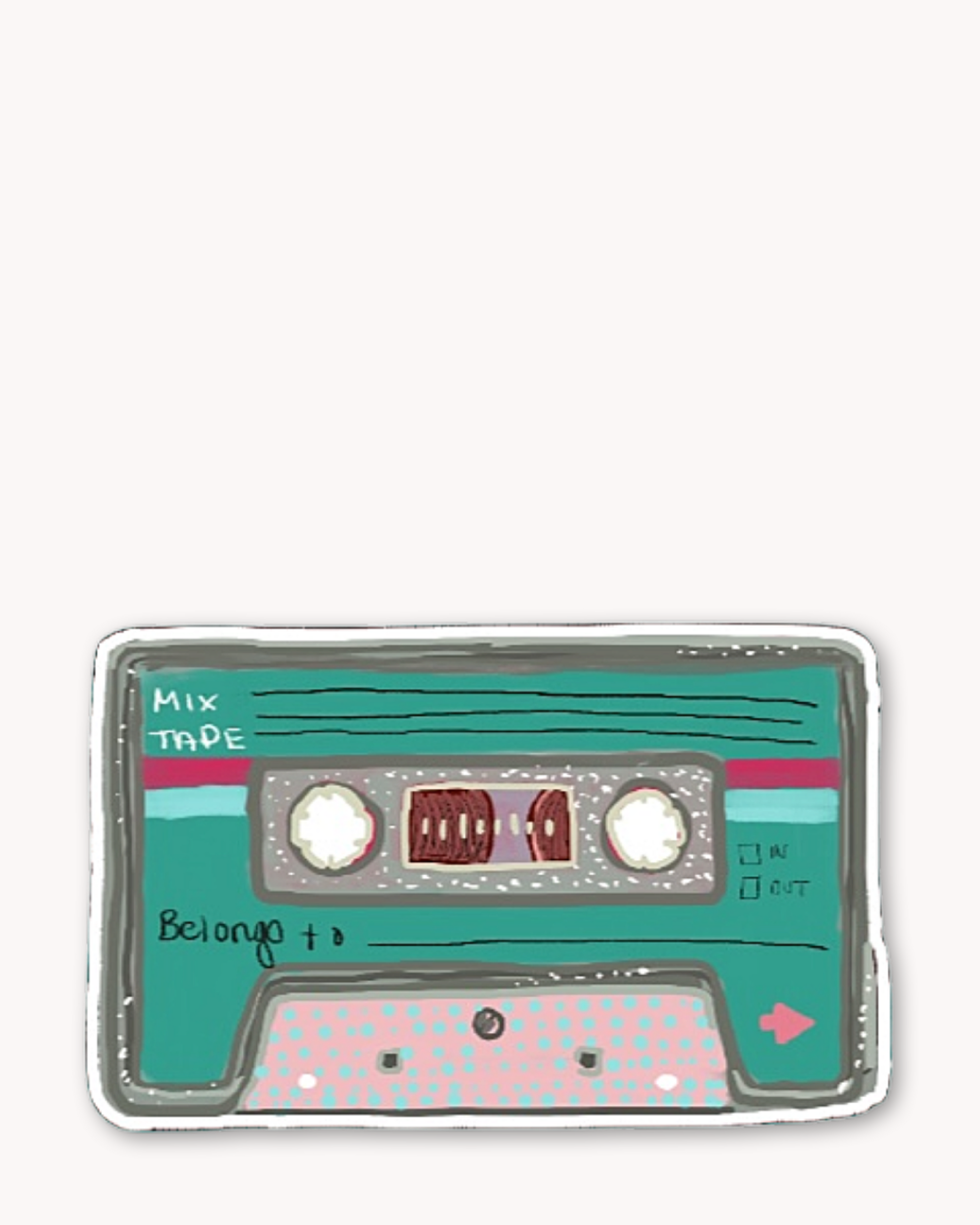 Emerald Mixtape Sticker - Arte House
