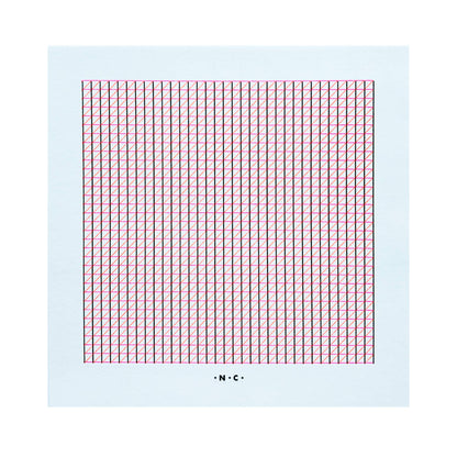 XYZ Moire - Square Risograph Print