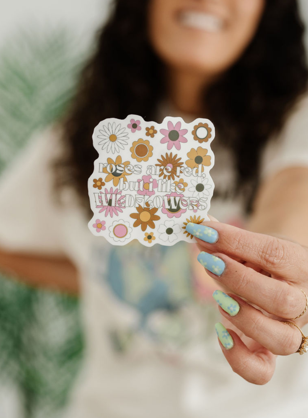 Wildflower transparent Sticker - Arte House