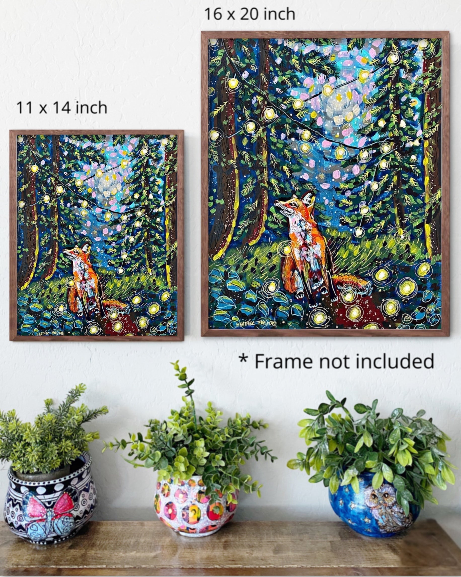 Forest Fox Print - Arte House