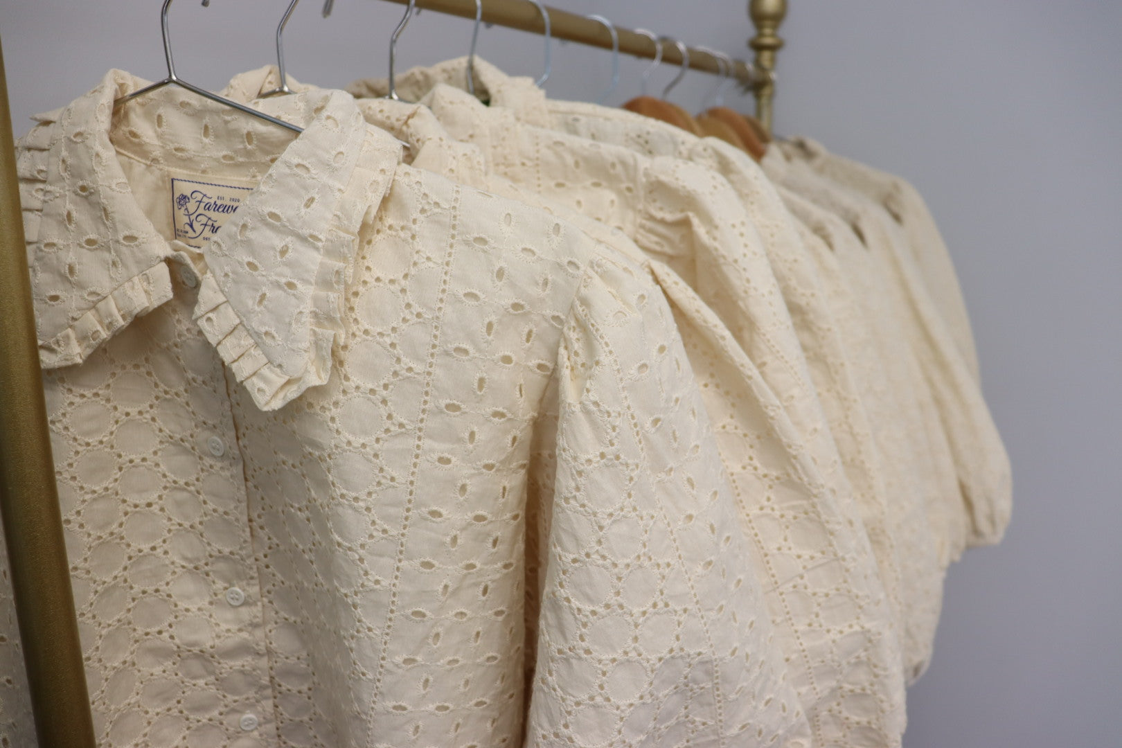 Eleanor Eyelet LS Blouse E58 - Arte House