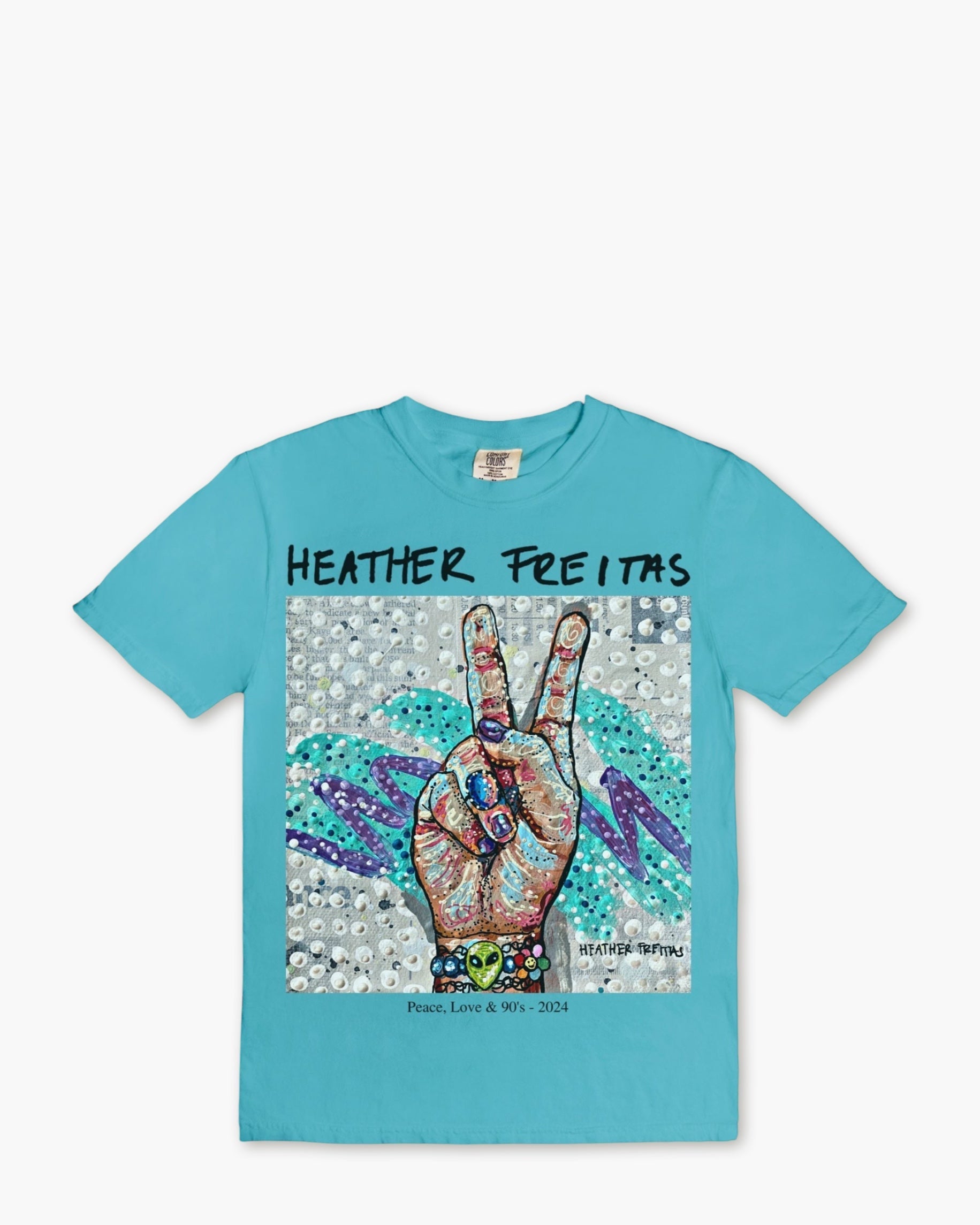 Peace, Love 90's Tee - Arte House