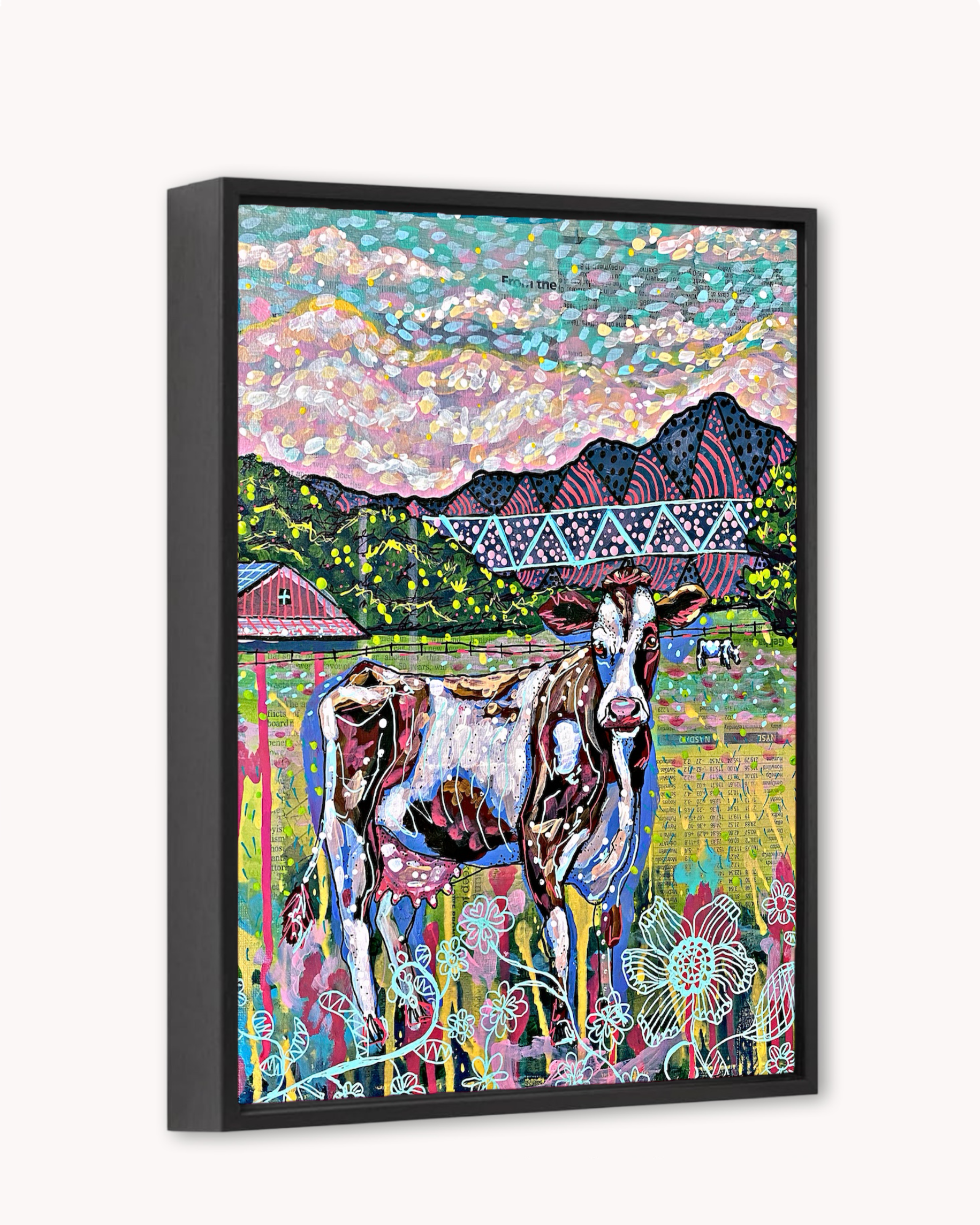 Cows On The Farm Print - Arte House