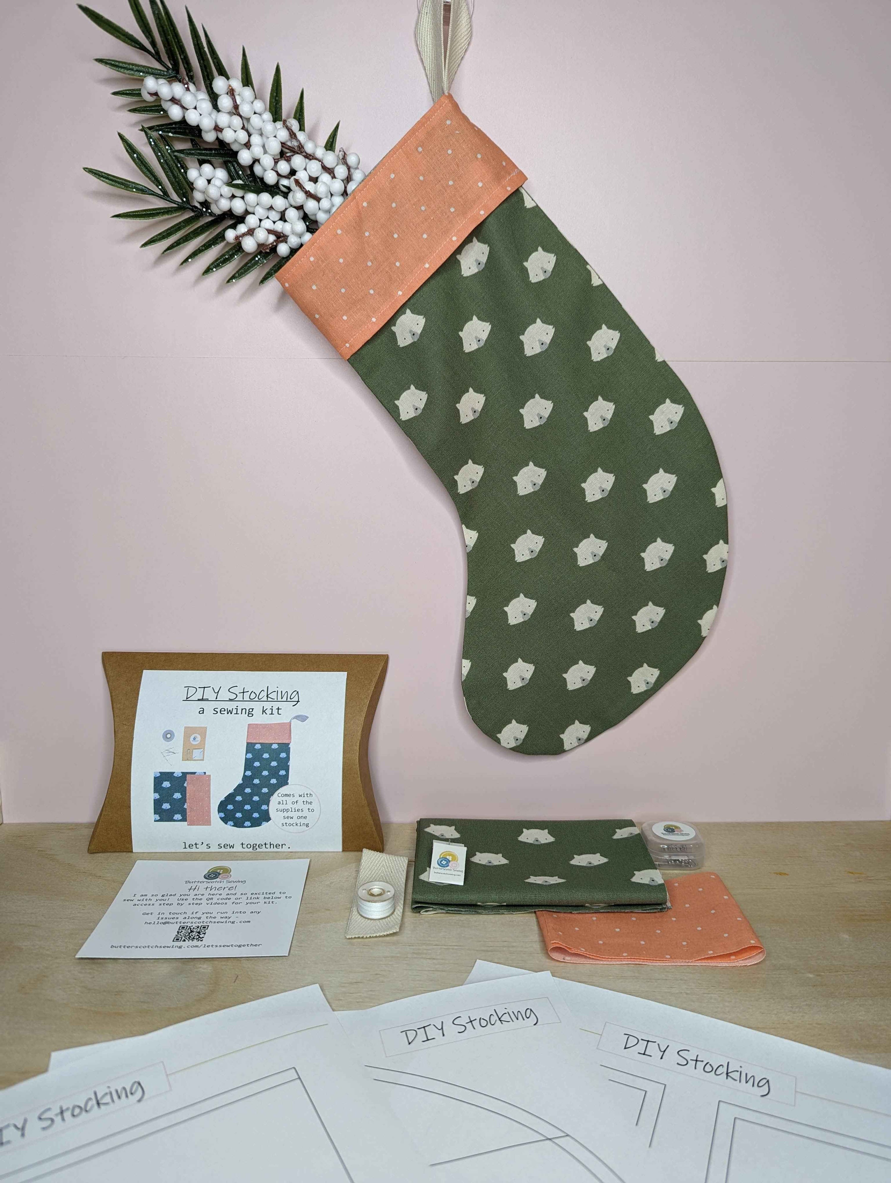 DIY Stocking Sewing Kit