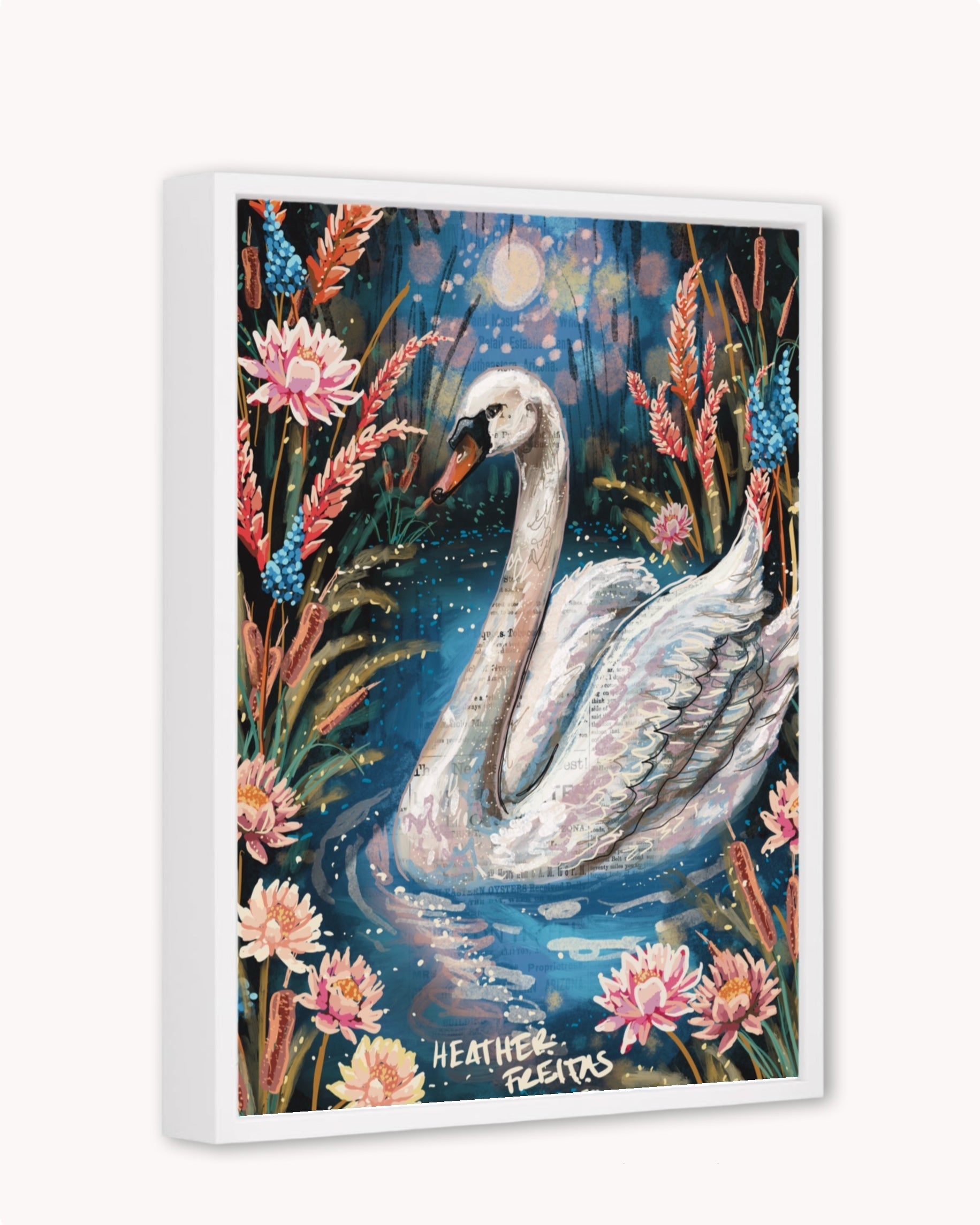 Serenity Swan Print - Arte House