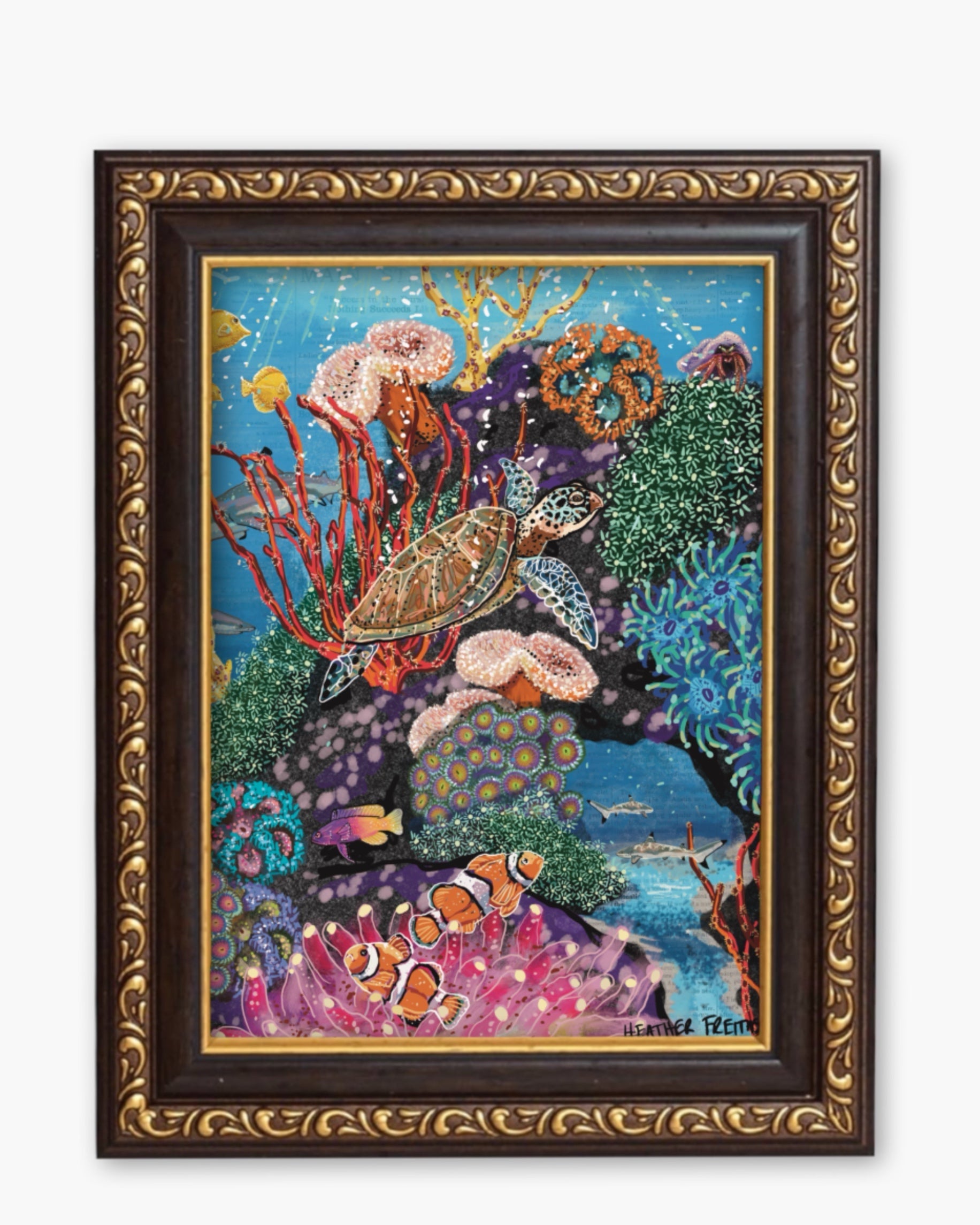 Reef Fine Art Magnet ( Large ) - Arte House