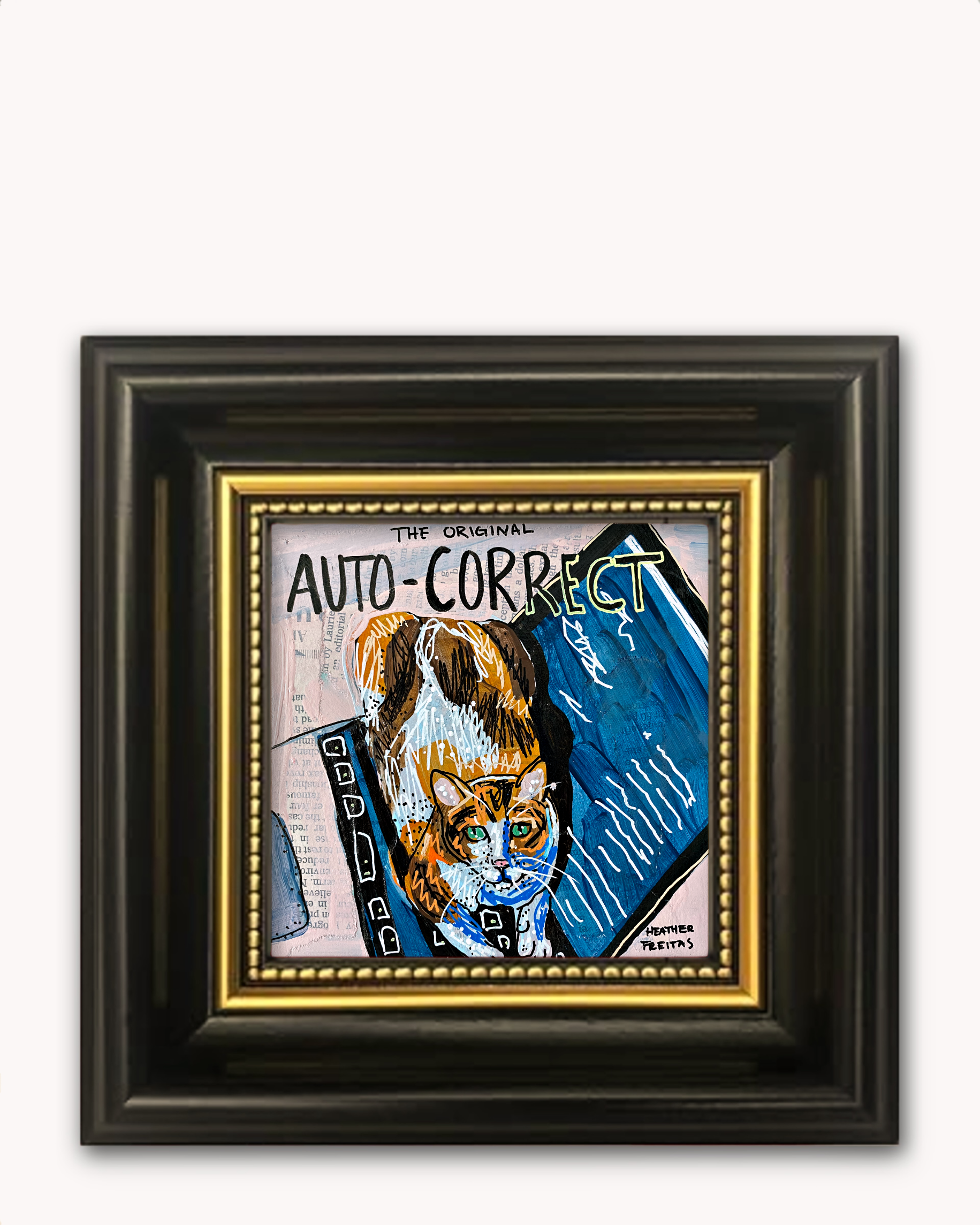 Auto Correct Framed Magnet ( Medium ) - Arte House
