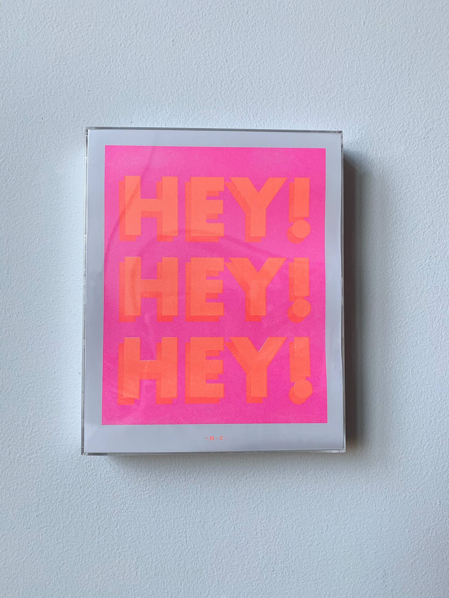 Hey! Hey! Hey! - Art Risograph Print