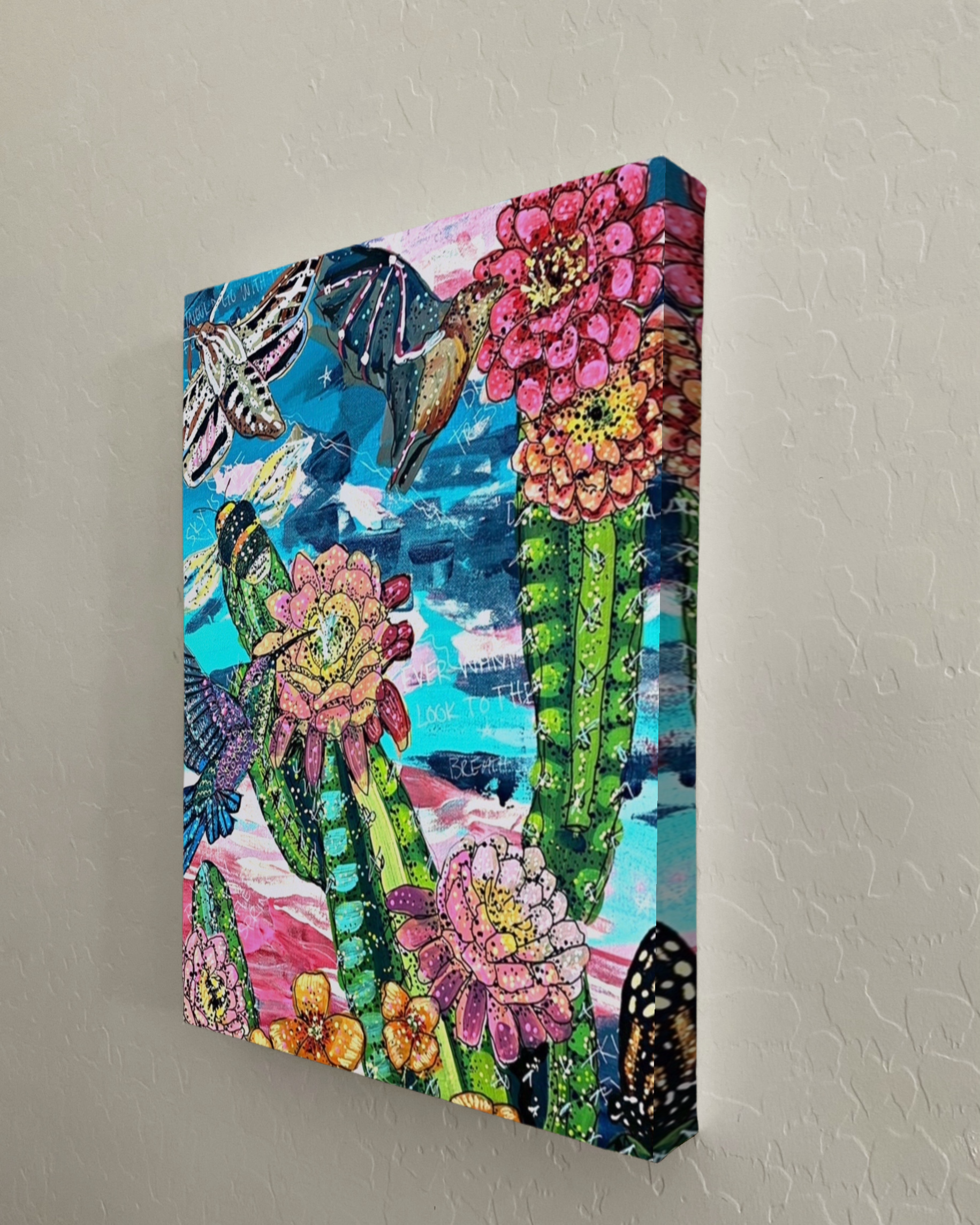 Desert Twilight Pollinators Print