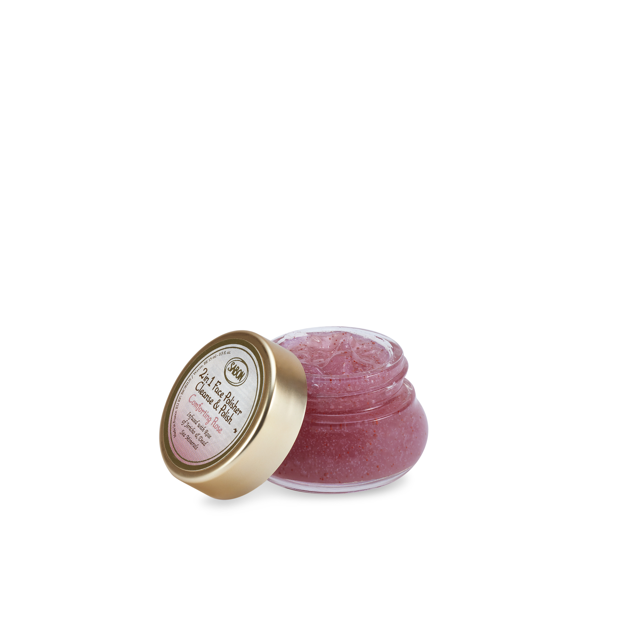 Mini 2 in 1 Gelée Face Polisher Comforting Rose 15mL