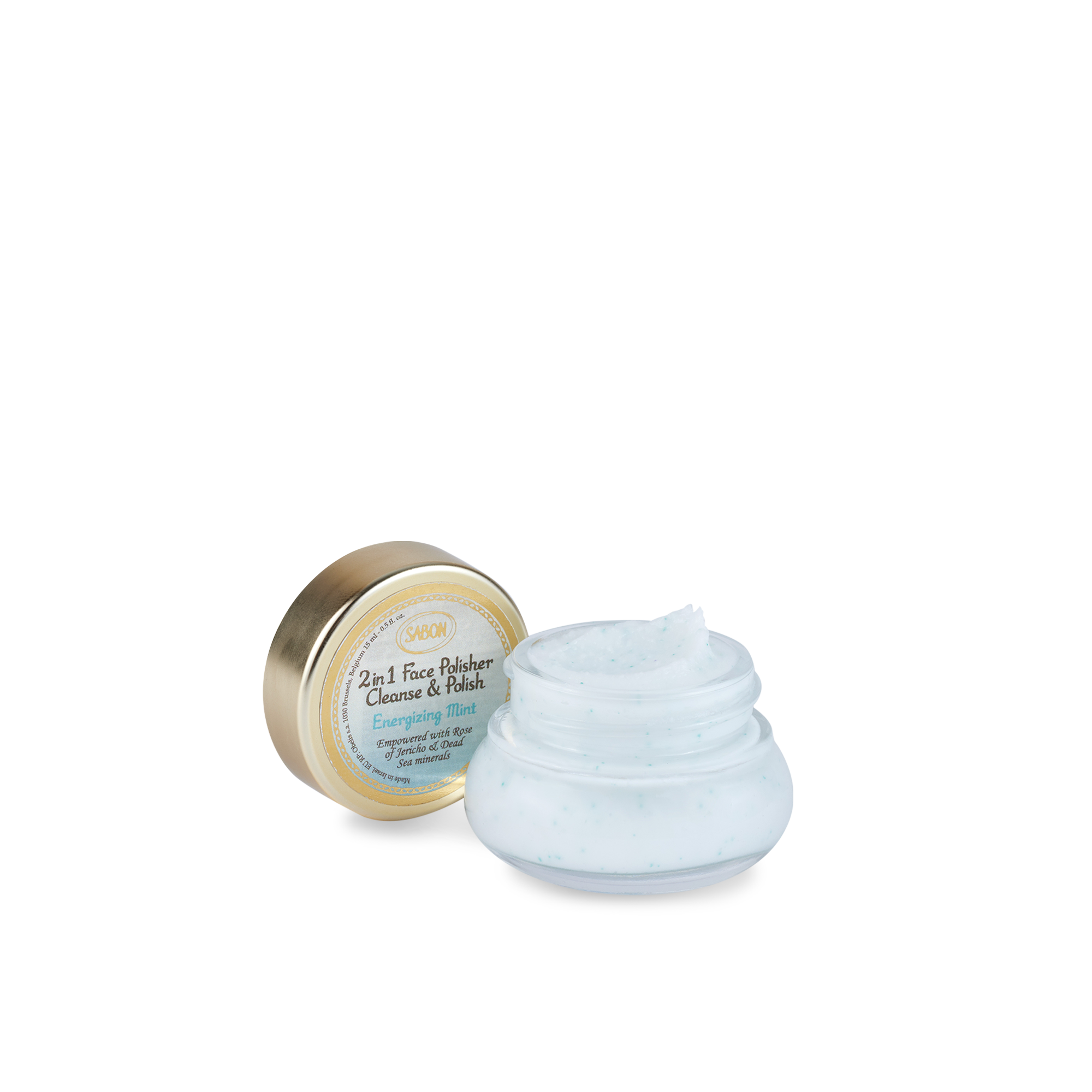 Mini 2 in 1 Face Polisher Mint 15mL