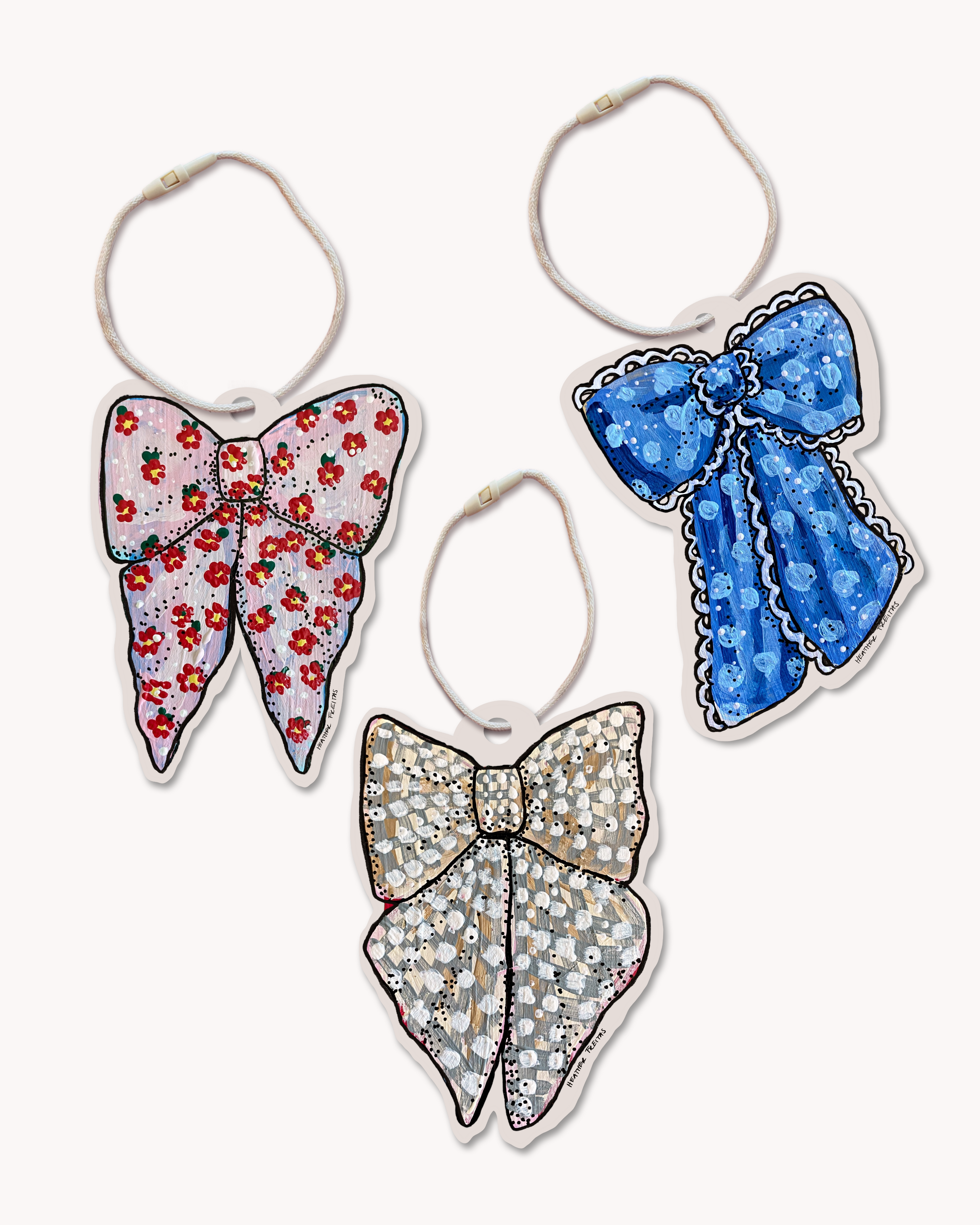 Ribbon Gift Tags ( 6 pack )