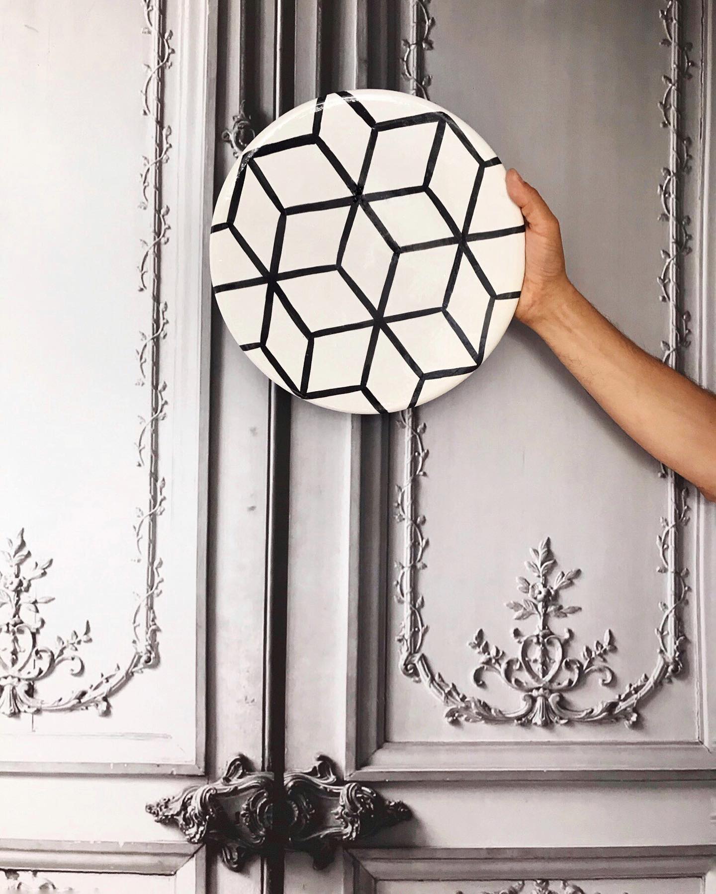 Casa Cubista Graphic Tableware - Cubes Platter - Arte House
