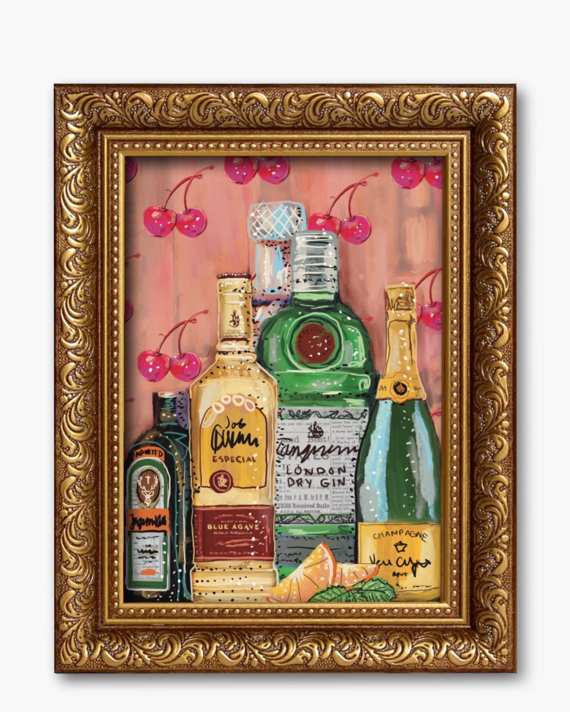 Cocktails Fine Art Magnet ( Large ) - Arte House