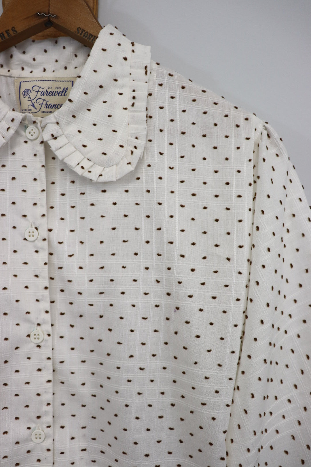 Eleanor LS Blouse Sz L E48 - Arte House