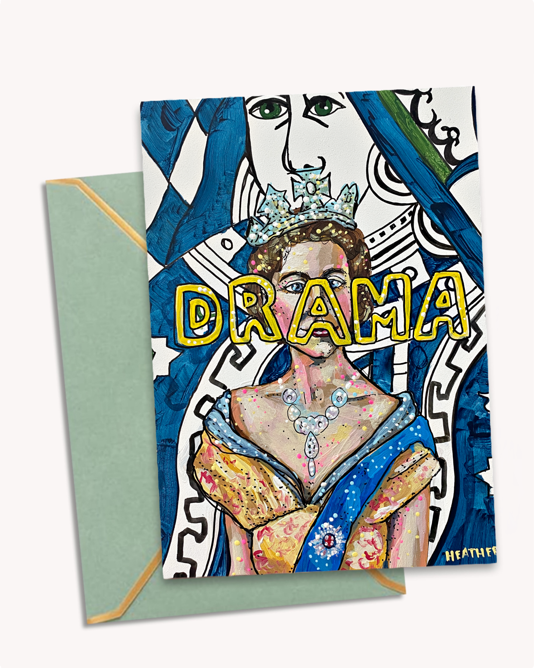 Drama Queen - Greeting Card / Fine Art Print - Arte House