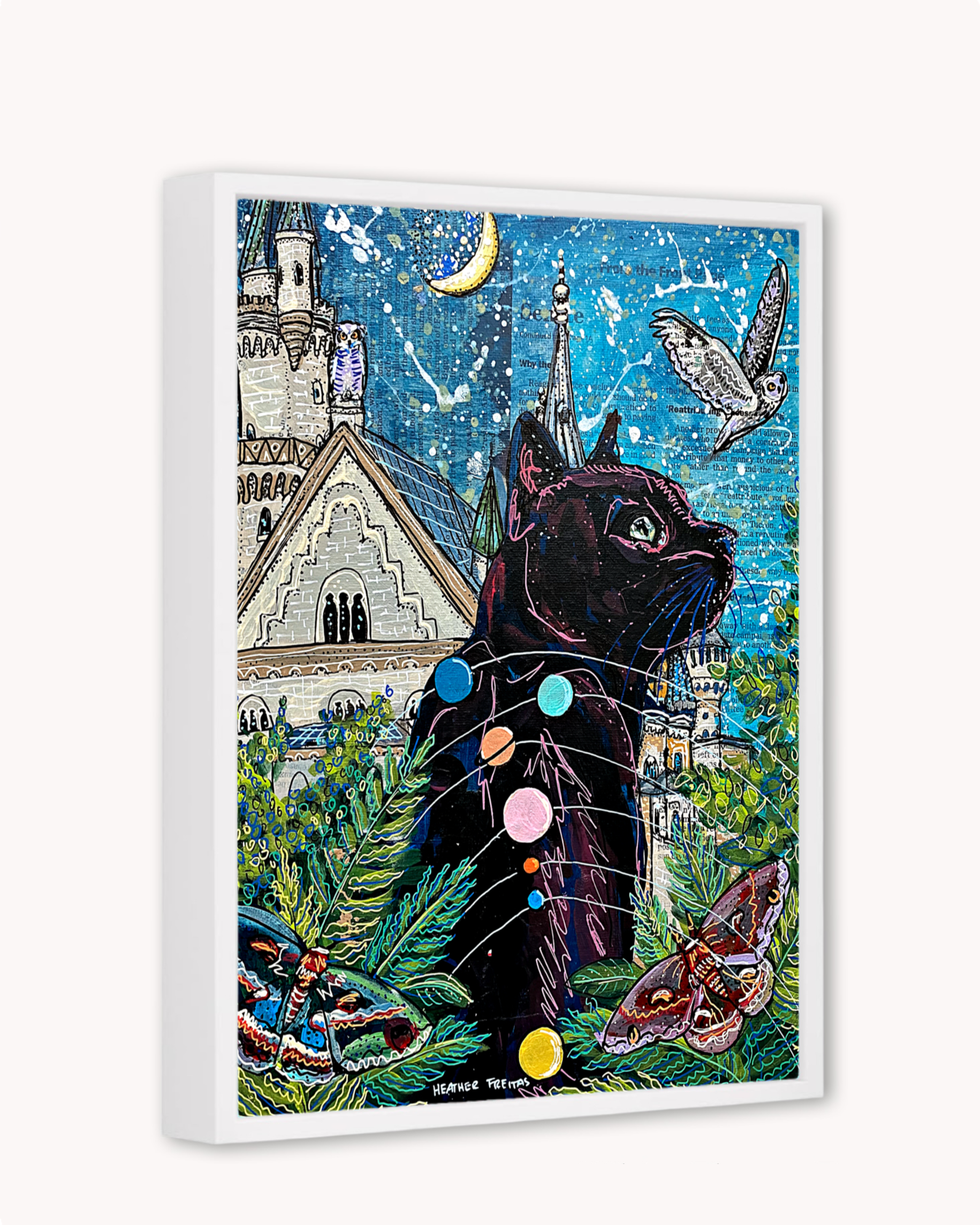 Jupiter Castle Cat Print - Arte House