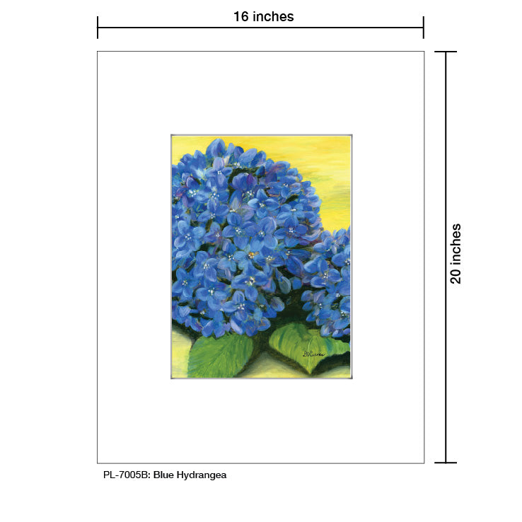 Blue Hydrangea, Print (#7005B) - Arte House