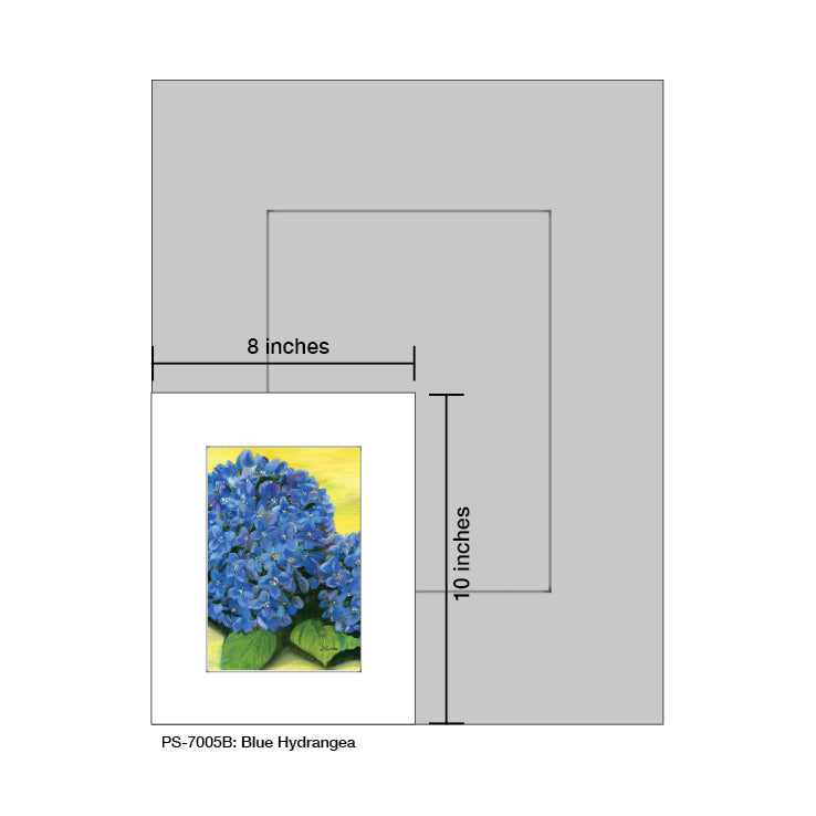 Blue Hydrangea, Print (#7005B) - Arte House